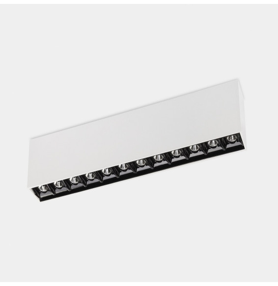 LedsC4 - Plafón BENTO SURFACE DALI 26.5 blanco cálido 3000K CRI 90 DALI-2 IP23 2240lm blanco