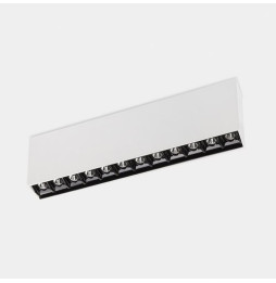 LedsC4 - Plafón BENTO SURFACE DALI 26.5 blanco cálido 3000K CRI 90 DALI-2 IP23 2240lm blanco