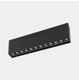 LedsC4 - Plafón BENTO SURFACE DALI 26.5 blanco cálido 2700K CRI 90 DALI-2 IP23 2552lm negro