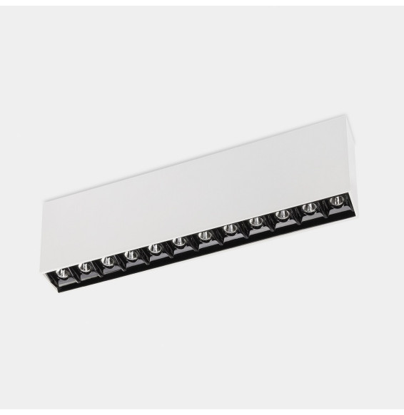 LedsC4 - Plafón BENTO SURFACE DALI 26.5 blanco cálido 2700K CRI 90 DALI-2 IP23 2240lm blanco