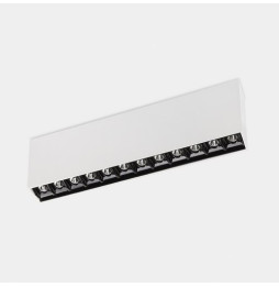 LedsC4 - Plafón BENTO SURFACE DALI 26.5 blanco cálido 2700K CRI 90 DALI-2 IP23 2240lm blanco