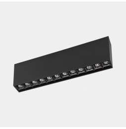 LedsC4 - Plafón BENTO SURFACE DALI 26.5 blanco cálido 2700K CRI 90 DALI-2 IP23 2240lm negro