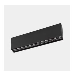 LedsC4 - Plafón BENTO SURFACE DALI 26.5 blanco cálido 2700K CRI 90 DALI-2 IP23 2240lm negro