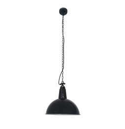 FARO - Luminaria colgante LOU E27 15W negro