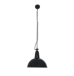 FARO - Luminaria colgante LOU E27 15W negro