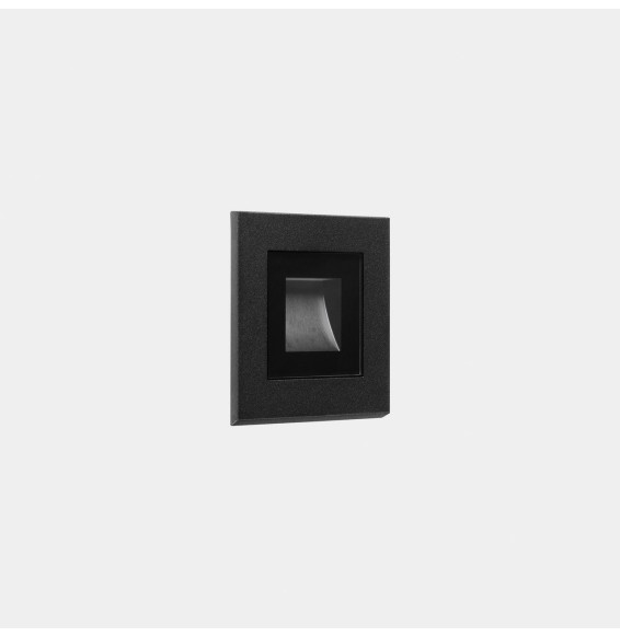 LedsC4 - Empotrable de pared IP65 Click LED 1.4 blanco cálido 3000K ON-OFF 31lm negro