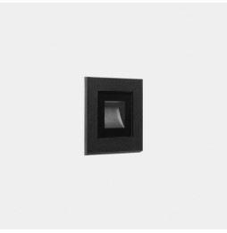 LedsC4 - Empotrable de pared IP65 Click LED 1.4 blanco cálido 3000K ON-OFF 31lm negro