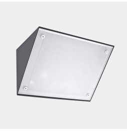 LedsC4 - Aplique IP65 Curie Big LED 28.9 SW 2700-3200-4000K ON-OFF 2941lm gris urbano