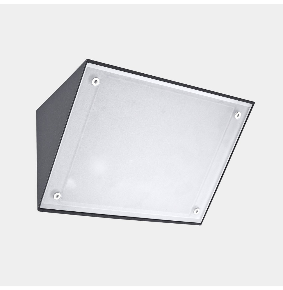LedsC4 - Aplique IP65 Curie Big LED 28.9 SW 2700-3200-4000K ON-OFF 2941lm gris urbano LedsC4 - Aplique IP65 Curie Big LED 28.9 SW 2700-3200-4000K ON-OFF 2941lm gris urbano