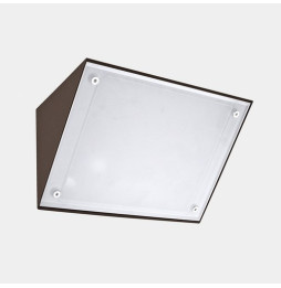 LedsC4 - Aplique IP65 Curie Big LED 28.9 SW 2700-3200-4000K ON-OFF 2941lm marrón