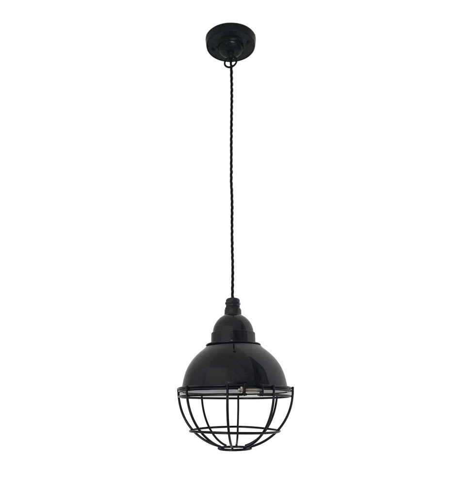 FARO - Luminaria colgante CLAIRE E27 15W negro