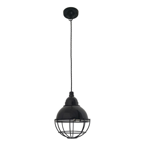 FARO - Luminaria colgante CLAIRE E27 15W negro