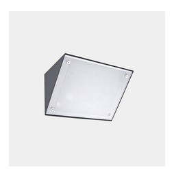 LedsC4 - Aplique IP65 Curie Small LED 14.4 SW 2700-3200-4000K ON-OFF 792lm gris urbano