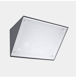 LedsC4 - Aplique IP65 Curie Small LED 28.9 SW 2700-3200-4000K ON-OFF 2941lm gris urbano