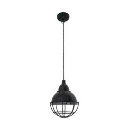 FARO - Luminaria colgante CLAIRE E27 15W negro