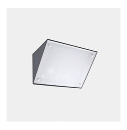 LedsC4 - Aplique IP65 Curie Small LED 14.4 SW 2700-3200-4000K ON-OFF 792lm gris urbano