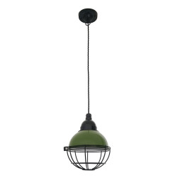 FARO - Luminaria colgante CLAIRE E27 15W verde