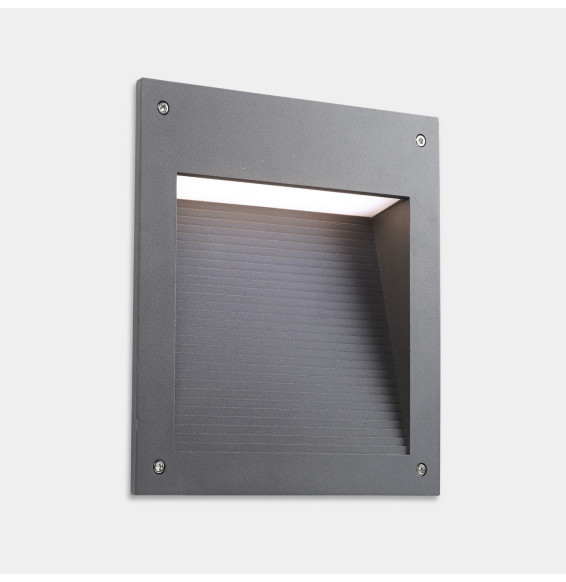 LedsC4 - Empotrable de pared IP66 MICENAS LED 27.5 SW 2700-3200-4000K ON-OFF 1923lm gris