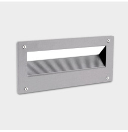 LedsC4 - Empotrable de pared IP66 MICENAS LED 6.2 SW 2700-3200-4000K ON-OFF 500lm gris