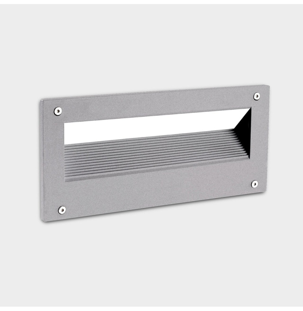 LedsC4 - Empotrable de pared IP66 MICENAS LED 6.2 SW 2700-3200-4000K ON-OFF 500lm gris