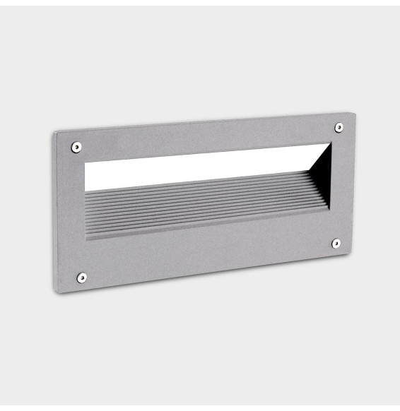 LedsC4 - Empotrable de pared IP66 MICENAS LED 6.2 SW 2700-3200-4000K ON-OFF 500lm gris