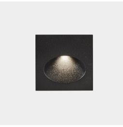 LedsC4 - Empotrable de pared IP66 Bat Square Oval LED 3 3000K 77lm gris urbano