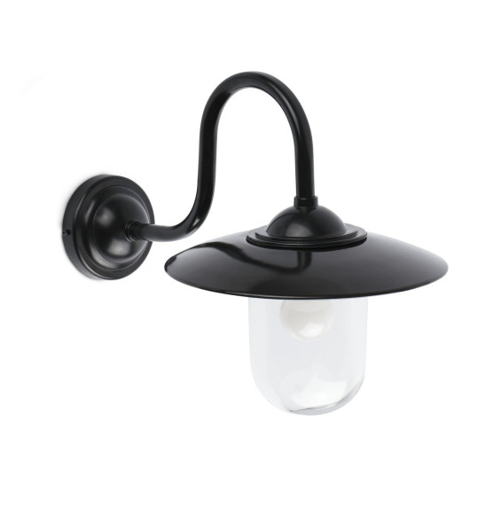 FARO - Aplique HUDSON E27 negro