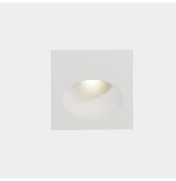LedsC4 - Empotrable de pared IP66 Bat Square Oval LED 3 4000K 77lm blanco