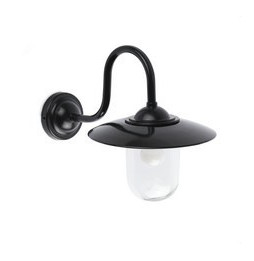 FARO - Aplique HUDSON E27 negro