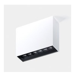 LedsC4 - Plafón Bento Surface 6 LEDS IP66 14.7 blanco cálido 3000K CRI 90 DALI-2/ PUSH IP66 1119lm blanco