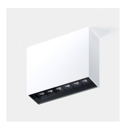 LedsC4 - Plafón Bento Surface 6 LEDS IP66 14.7 blanco cálido 2700K CRI 90 DALI-2/PUSH IP66 1276lm blanco
