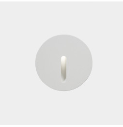 LedsC4 - Empotrable de pared IP66 Bat Round Lineal LED 3 4000K 10lm blanco