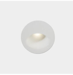 LedsC4 - Empotrable de pared IP66 Bat Round Oval LED 3 4000K 77lm blanco