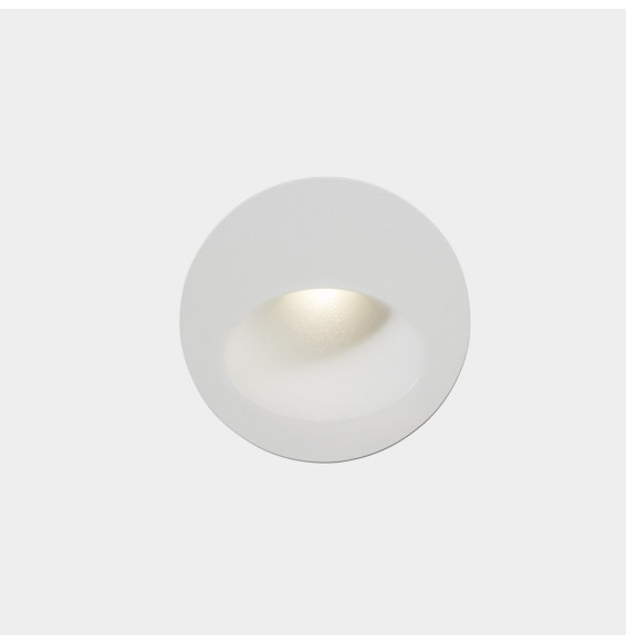 LedsC4 - Empotrable de pared IP66 Bat Round Oval LED 3 4000K 77lm blanco