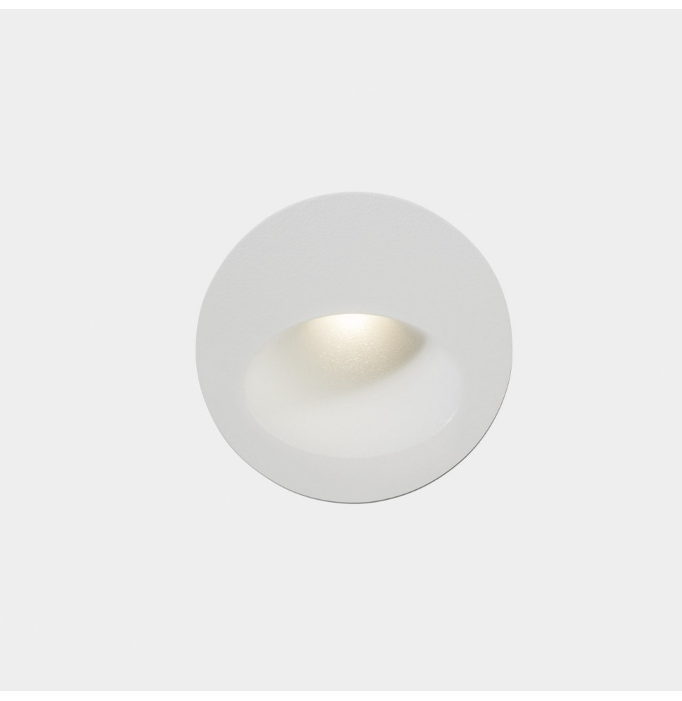 LedsC4 - Empotrable de pared IP66 Bat Round Oval LED 3 3000K 77lm blanco LedsC4 - Empotrable de pared IP66 Bat Round Oval LED 3 3000K 77lm blanco