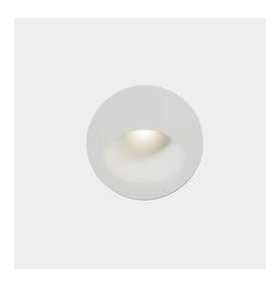 LedsC4 - Empotrable de pared IP66 Bat Round Oval LED 3 3000K 77lm blanco