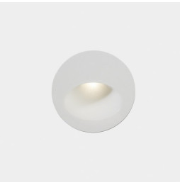 LedsC4 - Empotrable de pared IP66 Bat Round Oval LED 3 2700K 77lm blanco