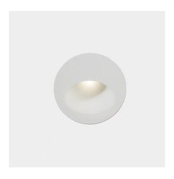 LedsC4 - Empotrable de pared IP66 Bat Round Oval LED 3 2700K 77lm blanco
