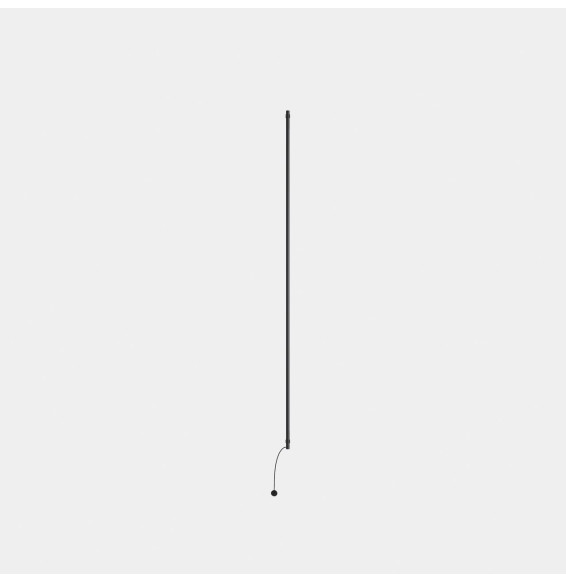 LedsC4 - Aplique Tubs Modular WF Lineal Simple LED 25 blanco cálido 3000K ON-OFF 843lm negro