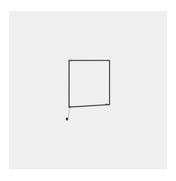 LedsC4 - Aplique Tubs Modular WF Square LED 66.5 blanco cálido 3000K ON-OFF 2248lm negro