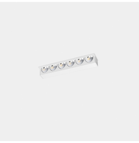 LedsC4 - Downlight Bento pared 6 LEDS 6 blanco cálido 2700K CRI 90 blanco IP20 421lm