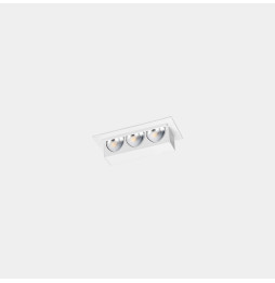 LedsC4 - Downlight Bento pared 3 LEDS 3 blanco neutro 4000K CRI 90 negro IP20 276lm