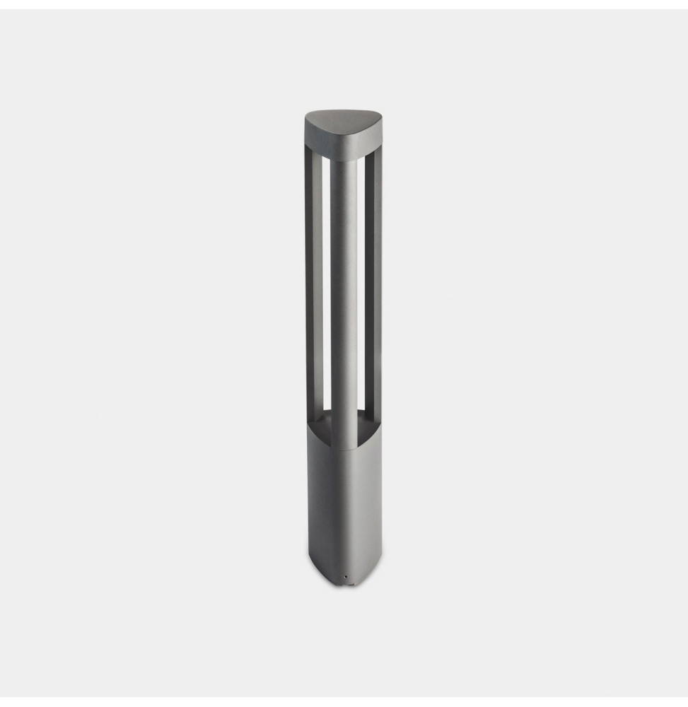 LedsC4 - Baliza IP66 Helion LED 10.7 SW 2700-3200-4000K ON-OFF gris urbano 701lm