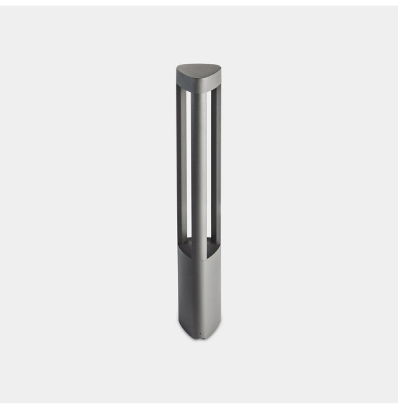 LedsC4 - Baliza IP66 Helion LED 10.7 SW 2700-3200-4000K ON-OFF gris urbano 701lm