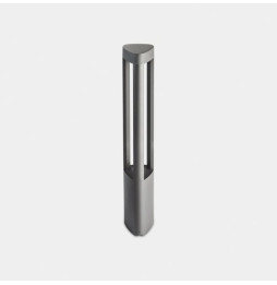 LedsC4 - Baliza IP66 Helion LED 10.7 SW 2700-3200-4000K DALI-2 gris urbano 701lm