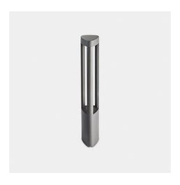 LedsC4 - Baliza IP66 Helion LED 10.7 SW 2700-3200-4000K DALI-2 gris urbano 701lm