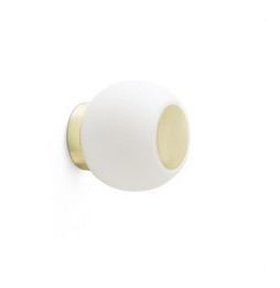 FARO - Plafón/aplique MOY LED 4W 3000K oro