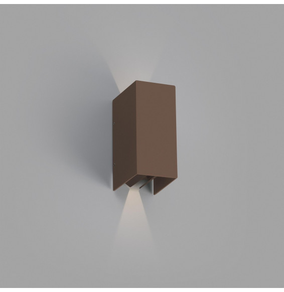FARO - Aplique BLIND LED 6W 3000K marrón óxido