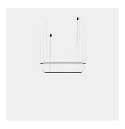 LedsC4 - Luminaria colgante cuadrada Geometric empotrable 2500x2500mm LED 195 blanco neutro 4000K ON-OFF oro 13531lm