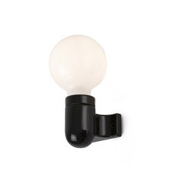 FARO - Aplique cerámica SERA 1L E27 15W negro